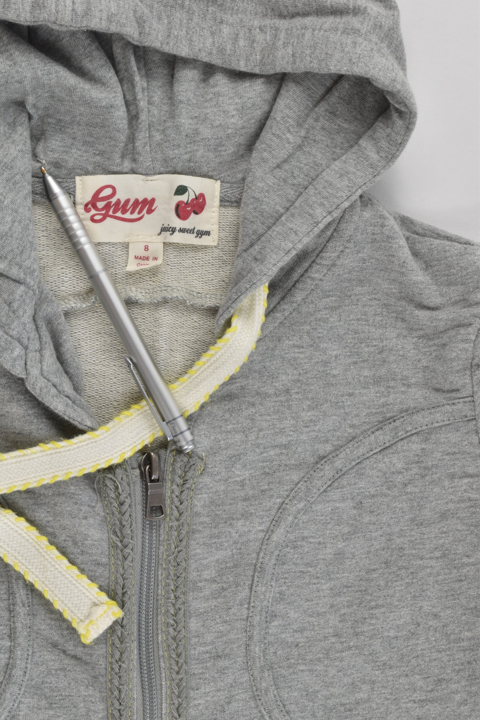 Gum Size 8 Hooded Jumper