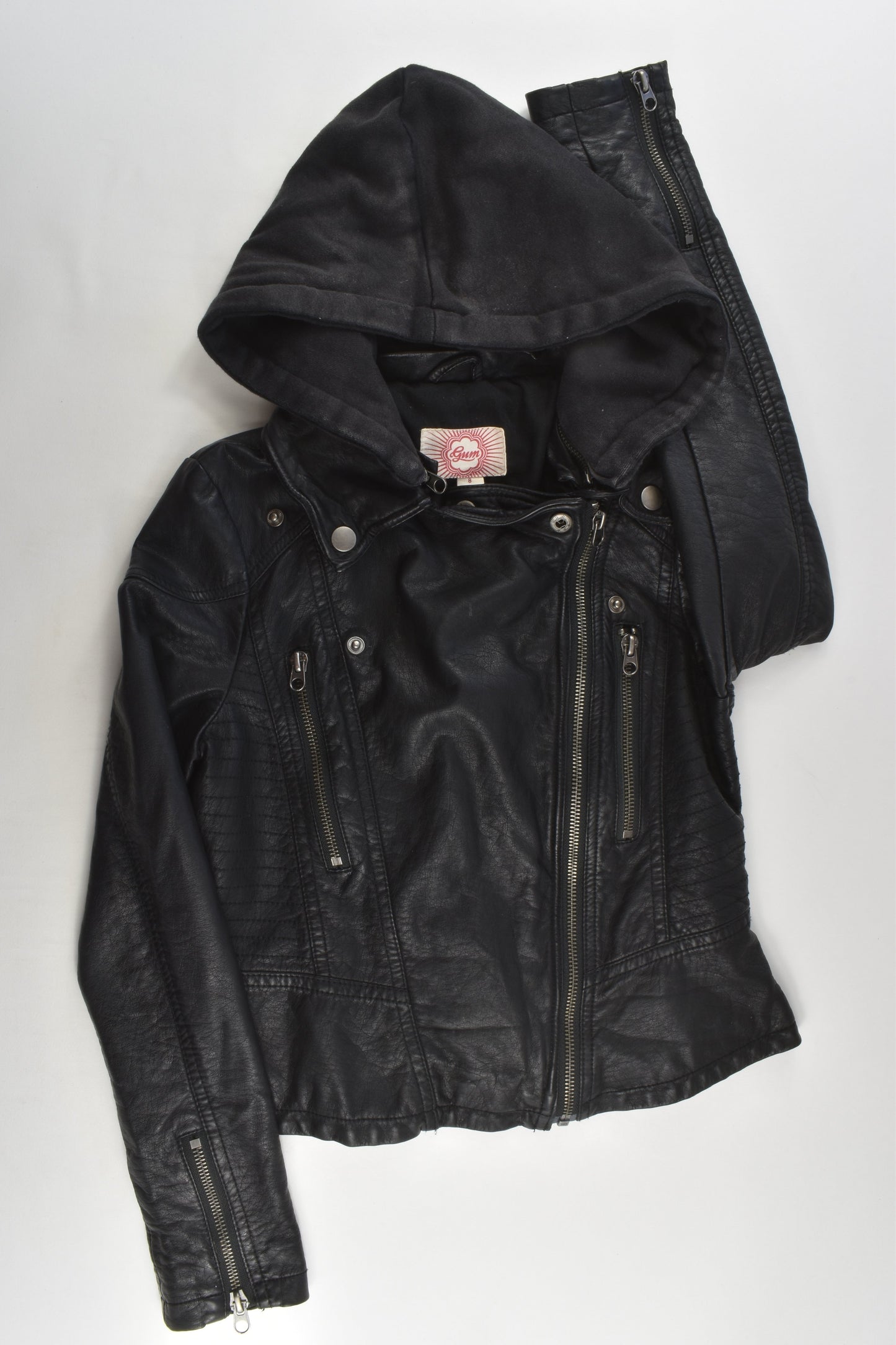 Gum Size 8 Leather-like Jacket