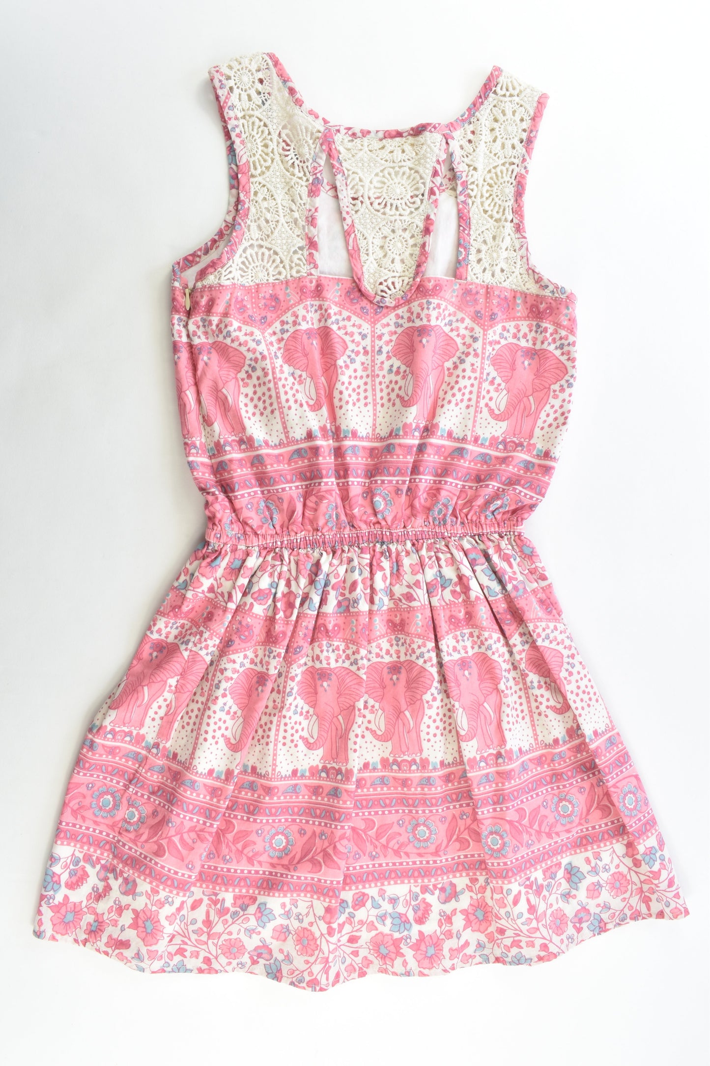 Gum Size 8 Lined Elephant Dress