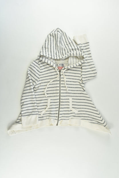Gumboots Size 4-5 Striped Hooded Jumper