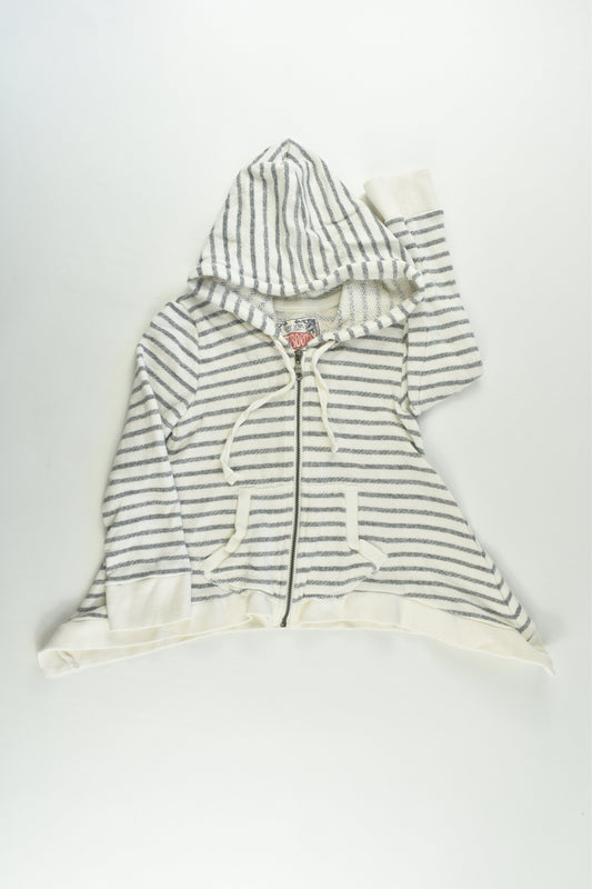 Gumboots Size 4-5 Striped Hooded Jumper