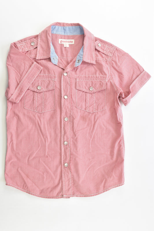 Gumboots Size 7-8 Collared Shirt