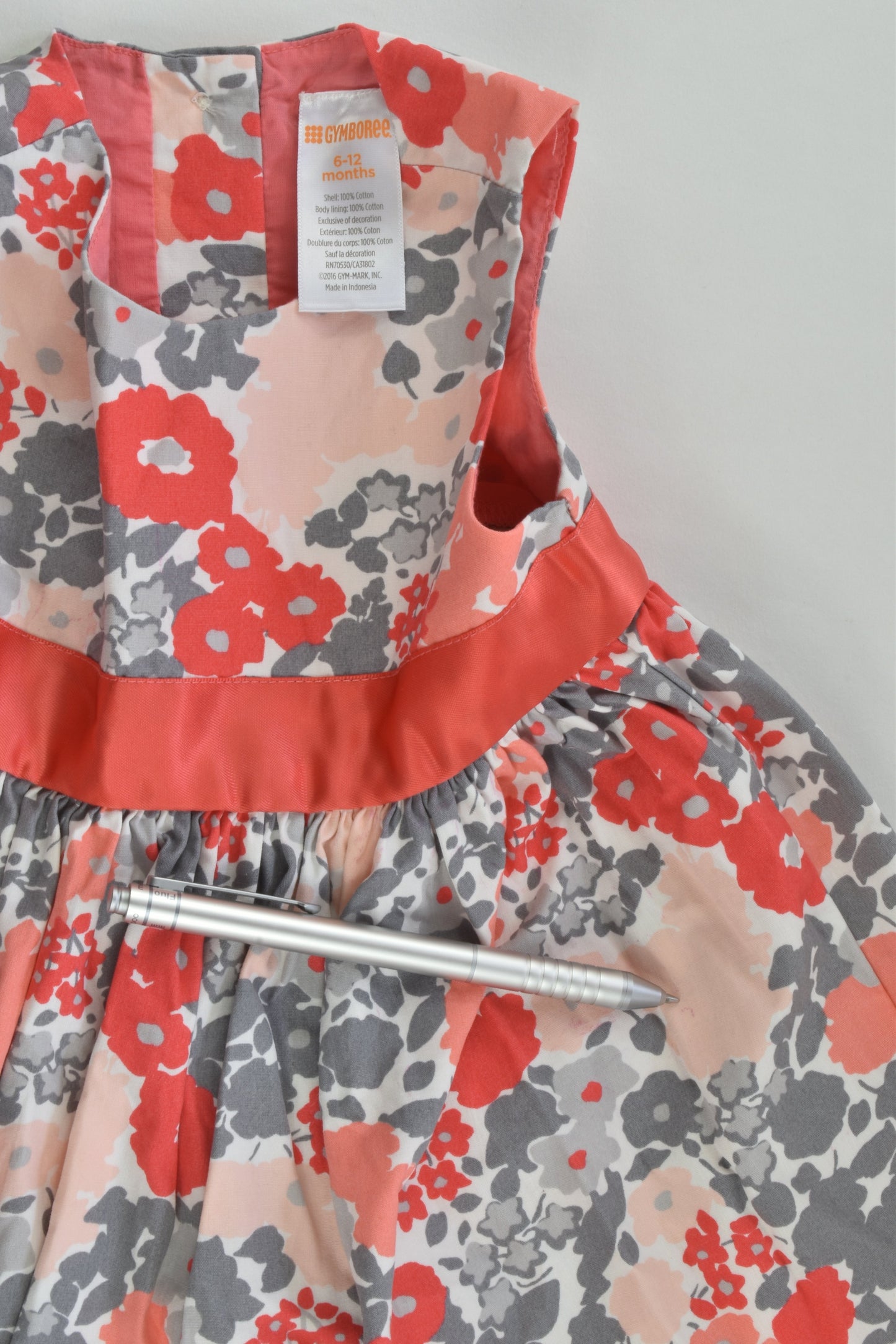 Gymboree Size 0 (6-12 months) Floral Dress