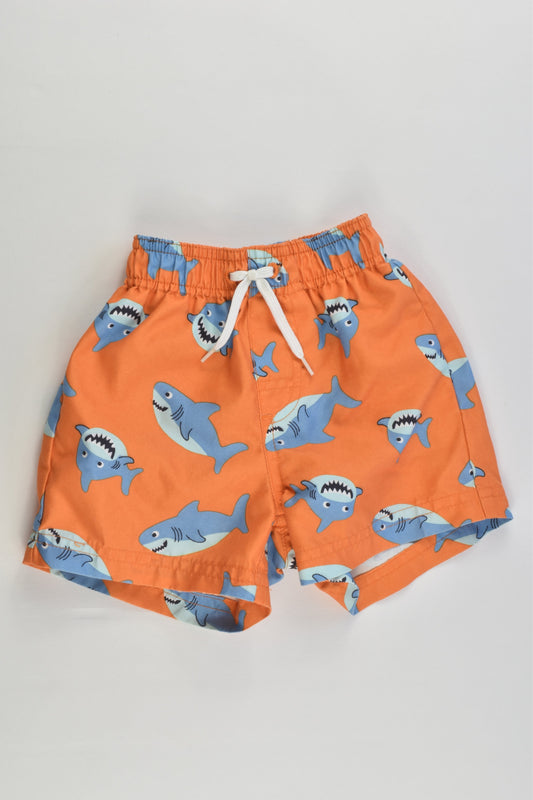 Gymboree Size 0 (6-12 months) Sharks Board Shorts