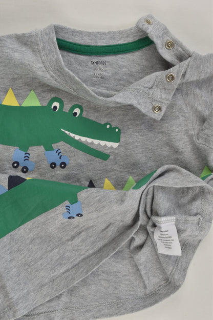 Gymboree Size 1 (12-18 months) Crocodile T-shirt