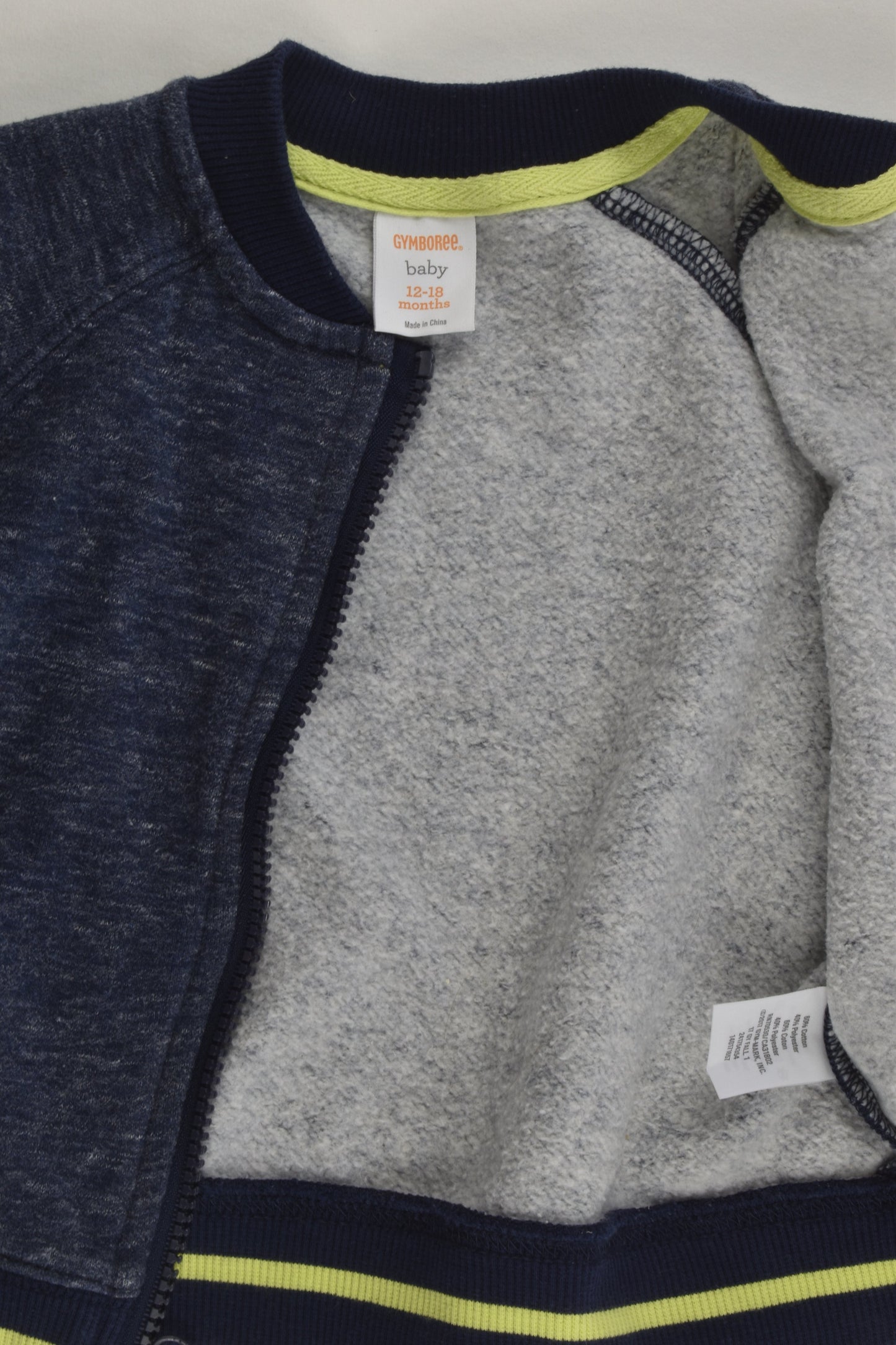 Gymboree Size 1 (12-18 months) Zip Jumper