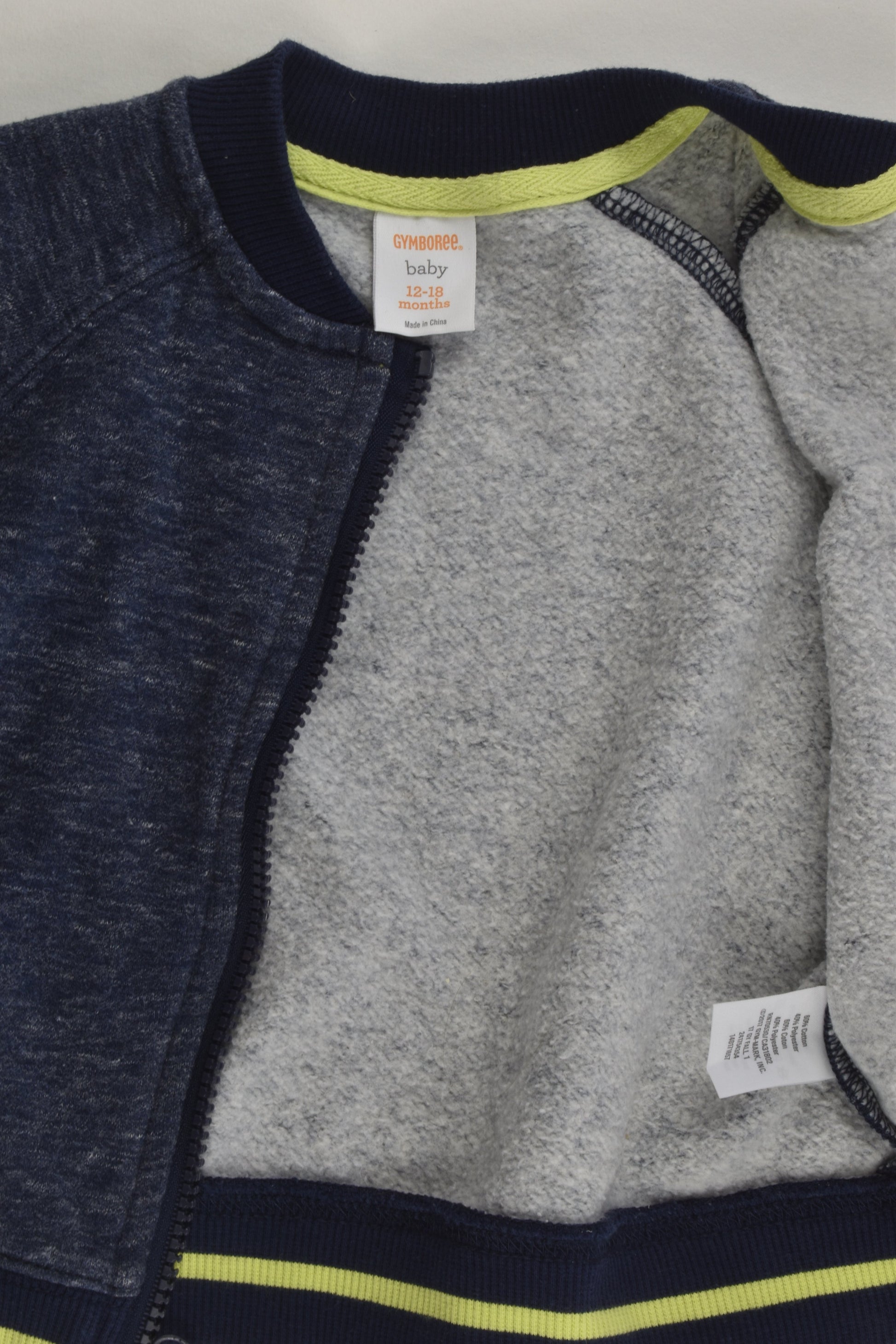 Gymboree Size 1 (12-18 months) Zip Jumper
