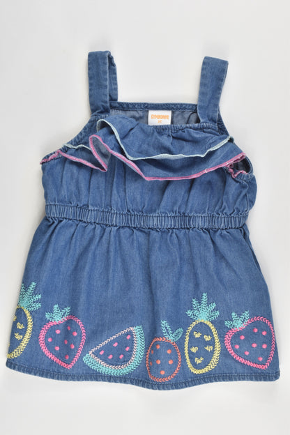 Gymboree Size 1-2 Soft Denim Top