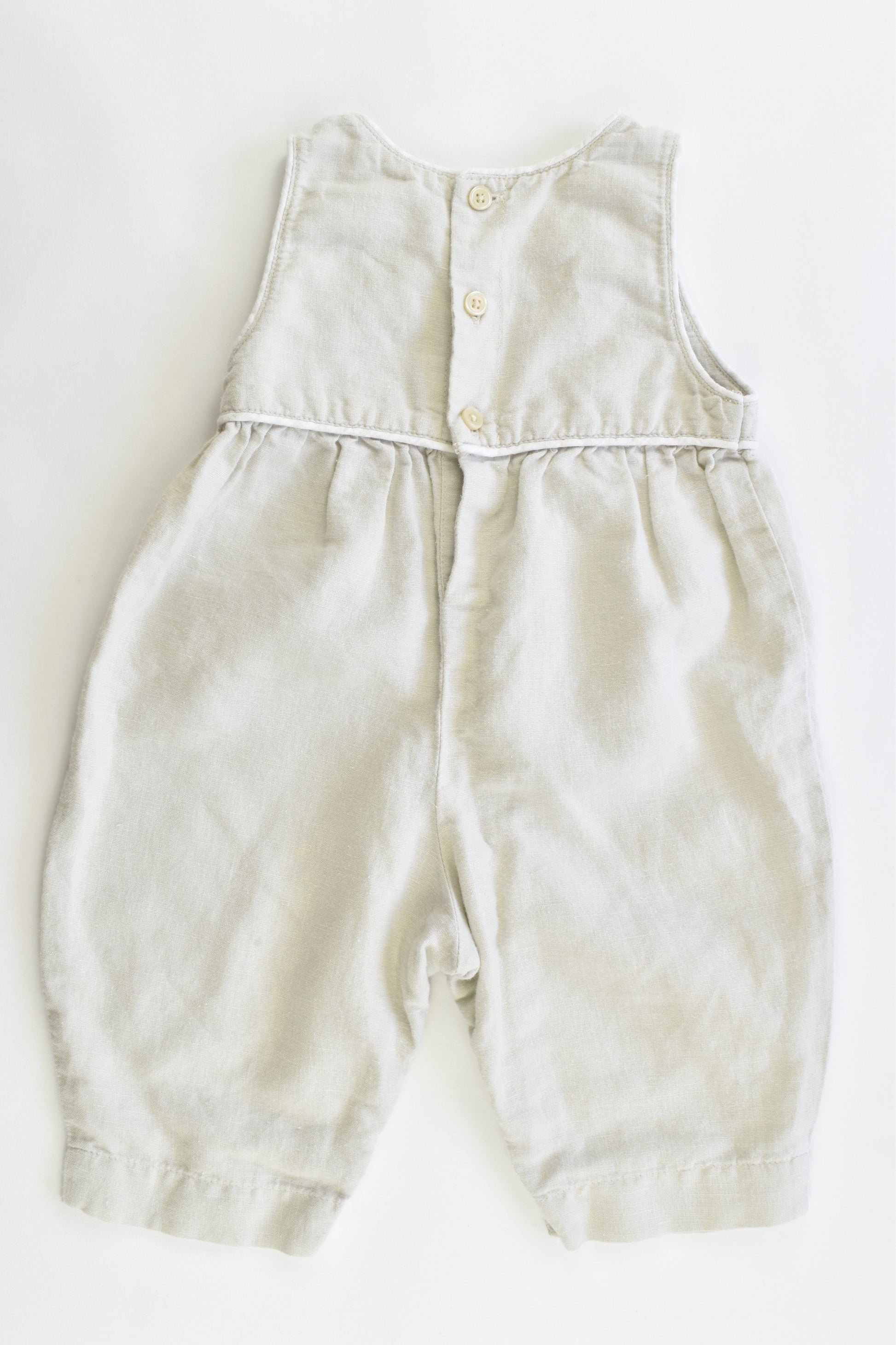Gymboree Size 3-6 months Linen/Cotton Overalls