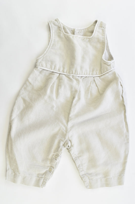 Gymboree Size 3-6 months Linen/Cotton Overalls