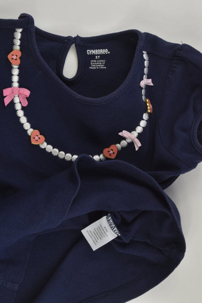 Gymboree Size 3 Necklace T-shirt