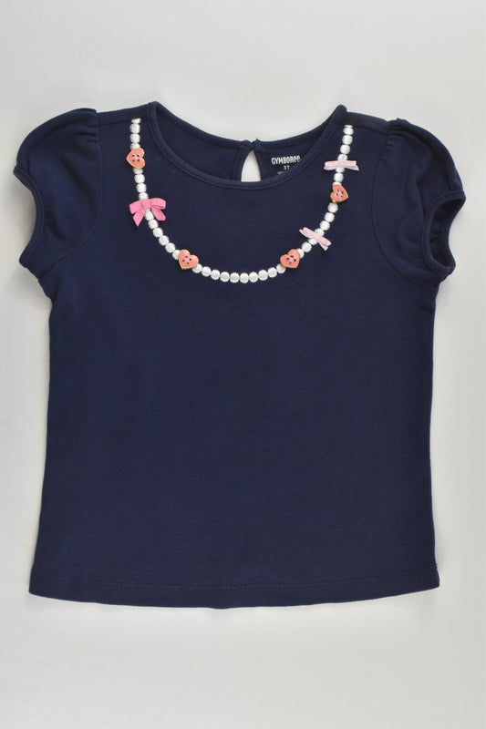 Gymboree Size 3 Necklace T-shirt