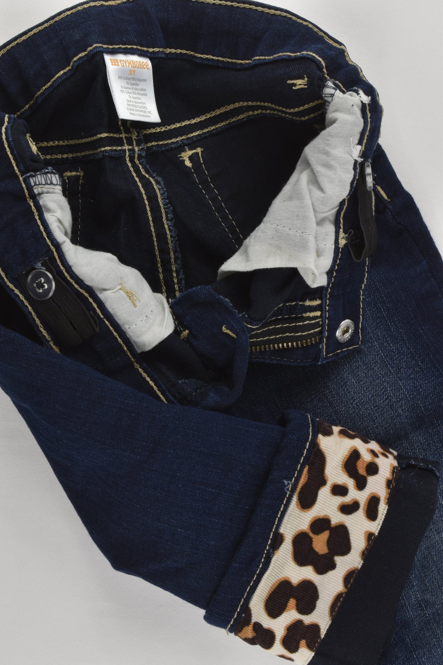 Gymboree Size 3 Stretchy 3/4 Denim Pants