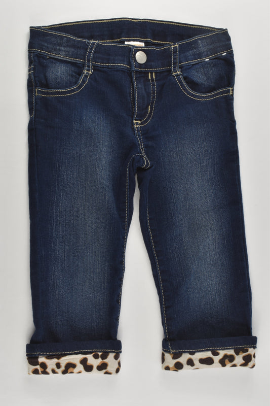 Gymboree Size 3 Stretchy 3/4 Denim Pants