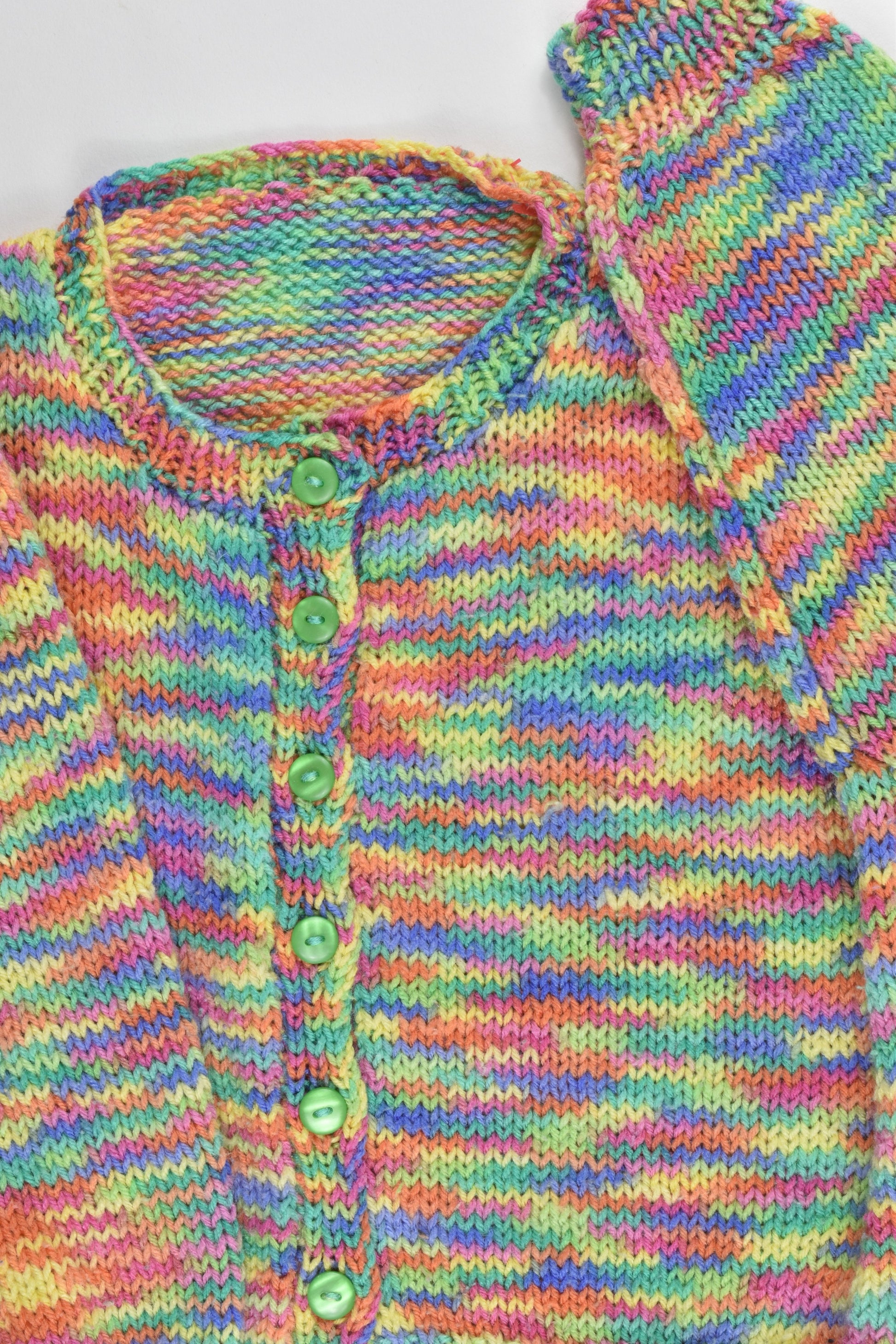 Hand Knitted Size approx 3 Cardigan