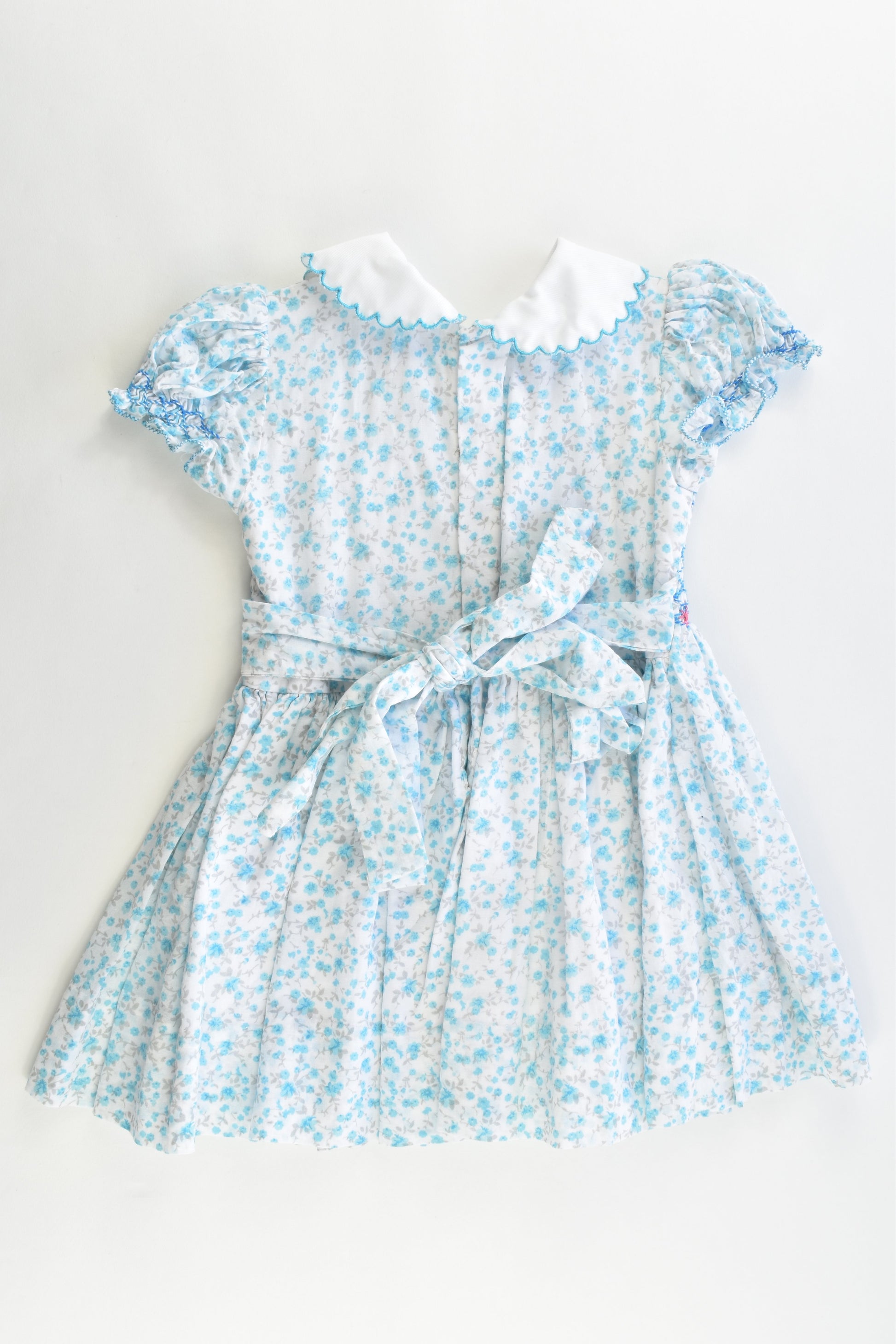 Hand Made Size 1 Lined Smocked Dress and Bloomers
