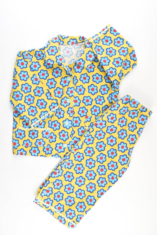 Hand Made Size 2 Flannelette Pj Set