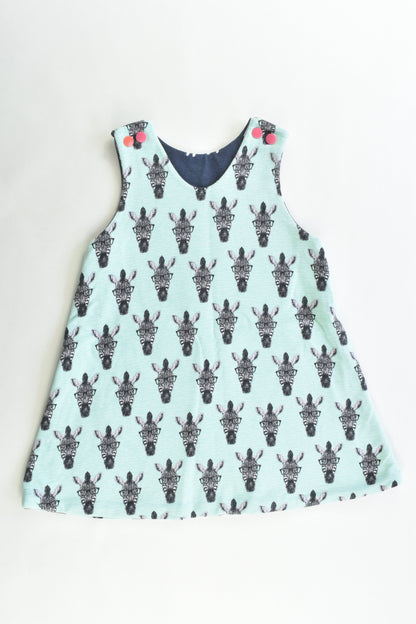 Hand Made Size approx 1-2 Reversible Dress