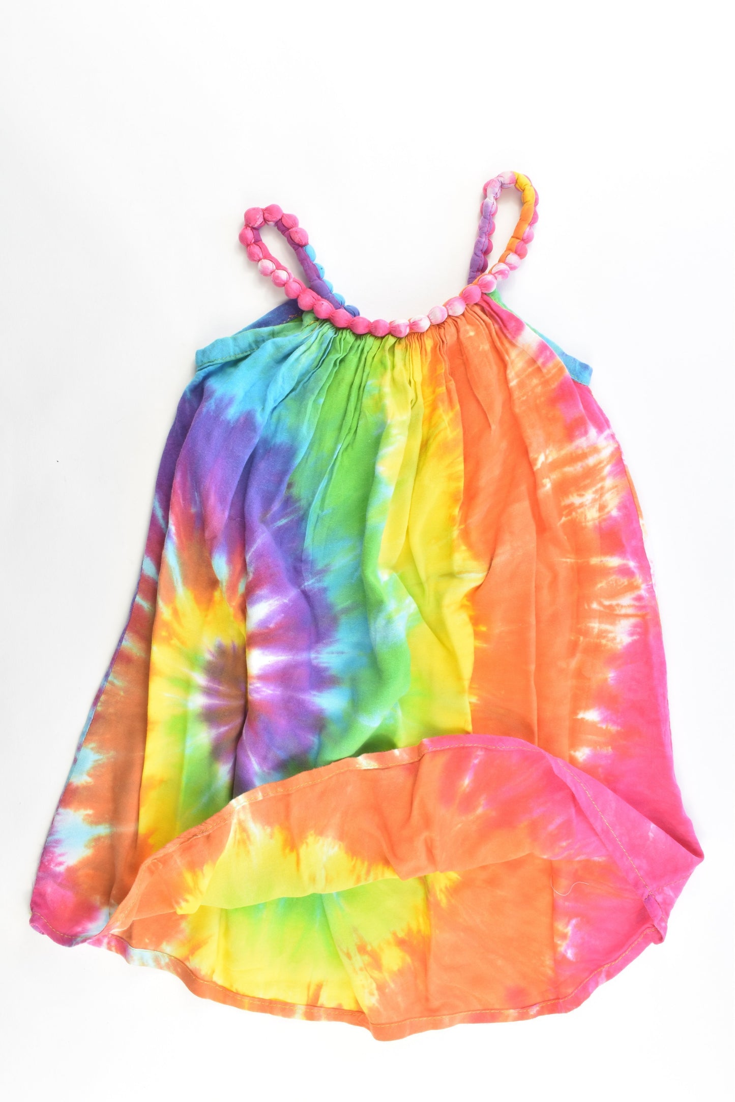 Hand Made Size approx 2-3 Tie-Dyed Dress