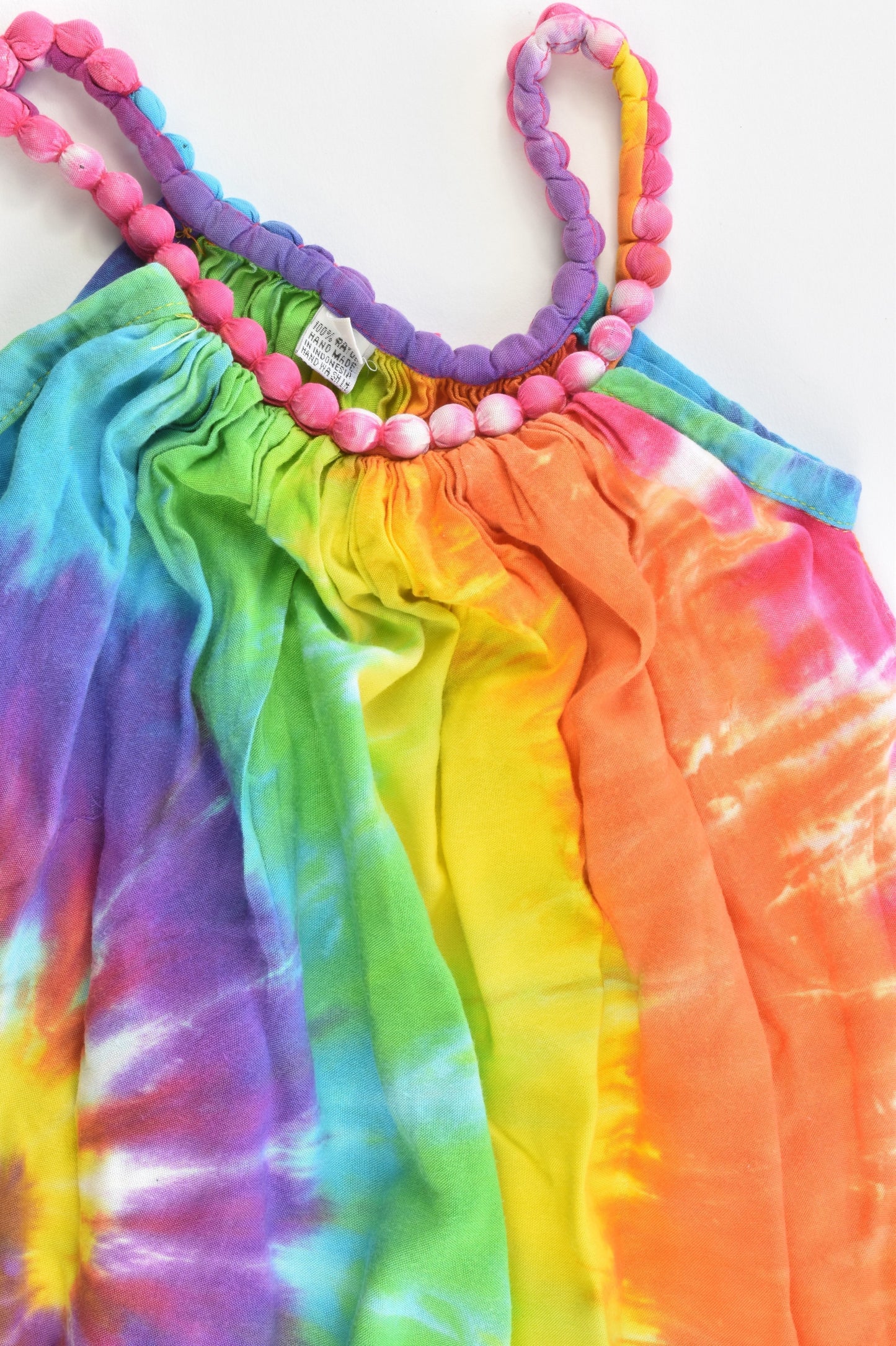 Hand Made Size approx 2-3 Tie-Dyed Dress