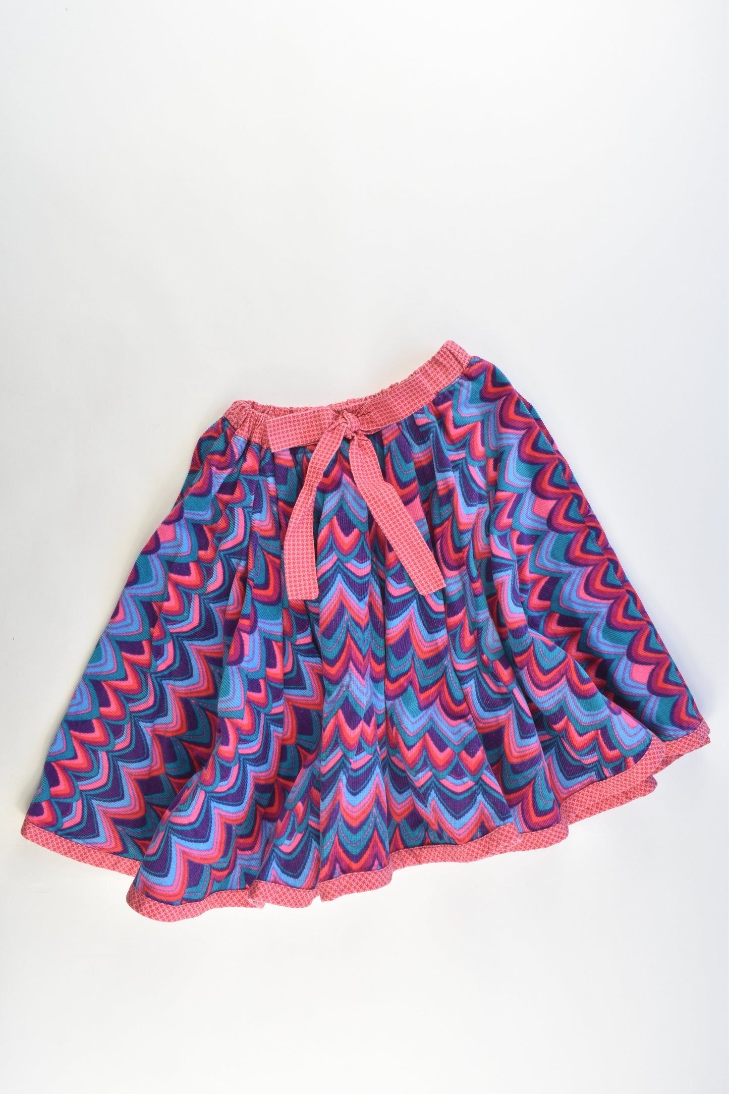Hand Made Size approx 4-6 Soft Twirly Cord Skirt