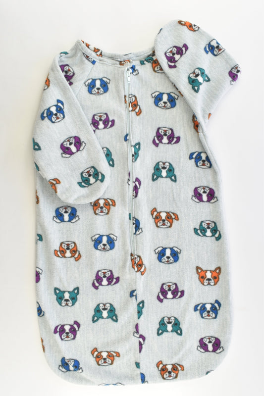 Hand Made Size Up to 6 months Pugs Fleece Sleeping Bag