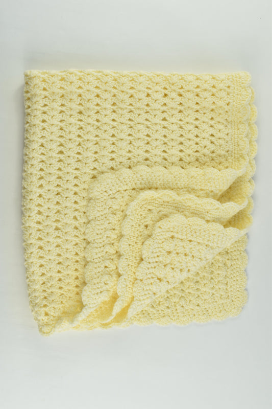 Handmade Cream Baby Blanket