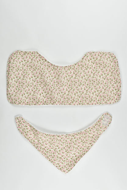 Handmade One Size Floral Bibs