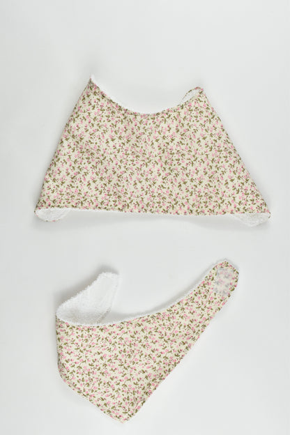 Handmade One Size Floral Bibs
