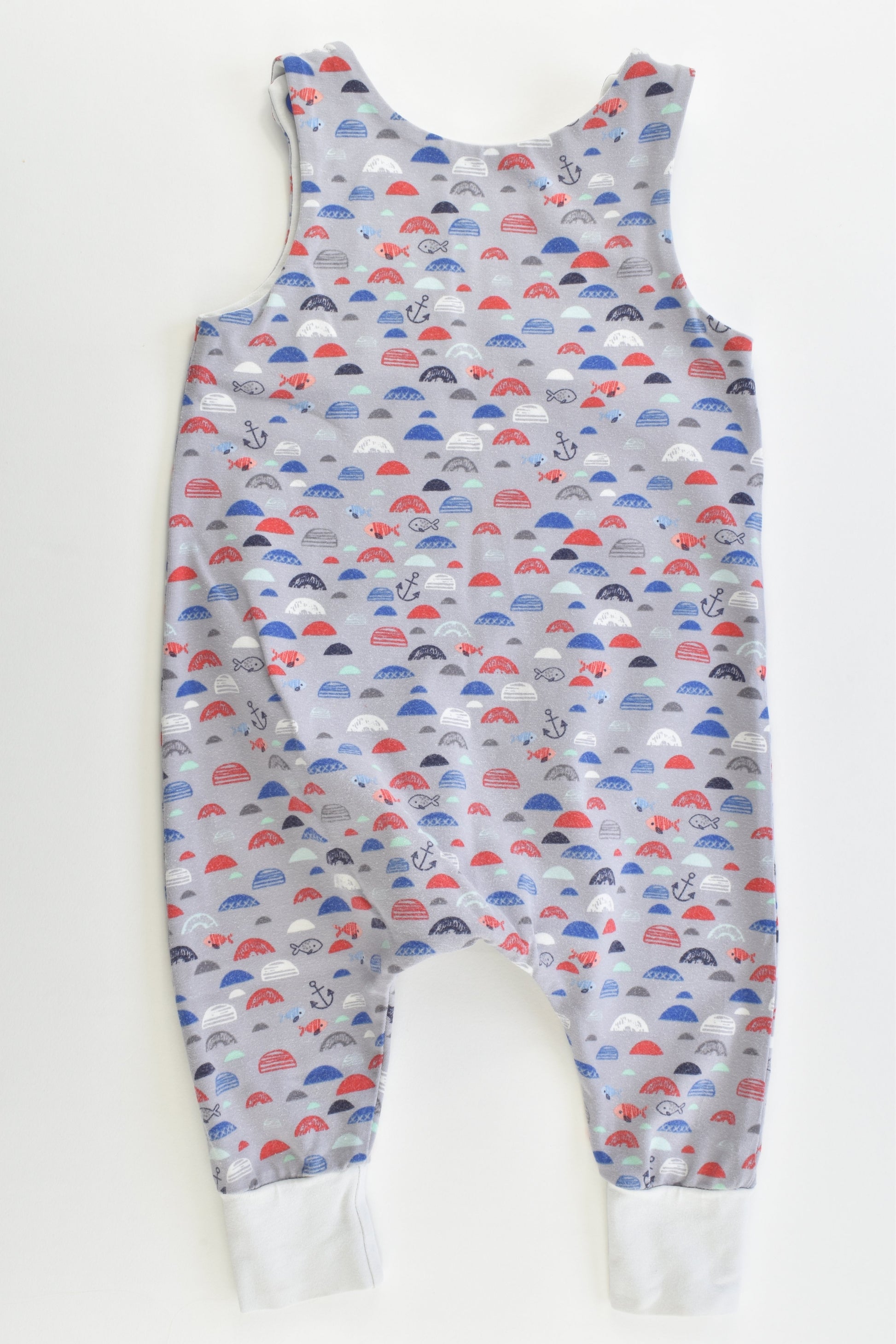 Handmade Size 00 Fish Cotton Overalls
