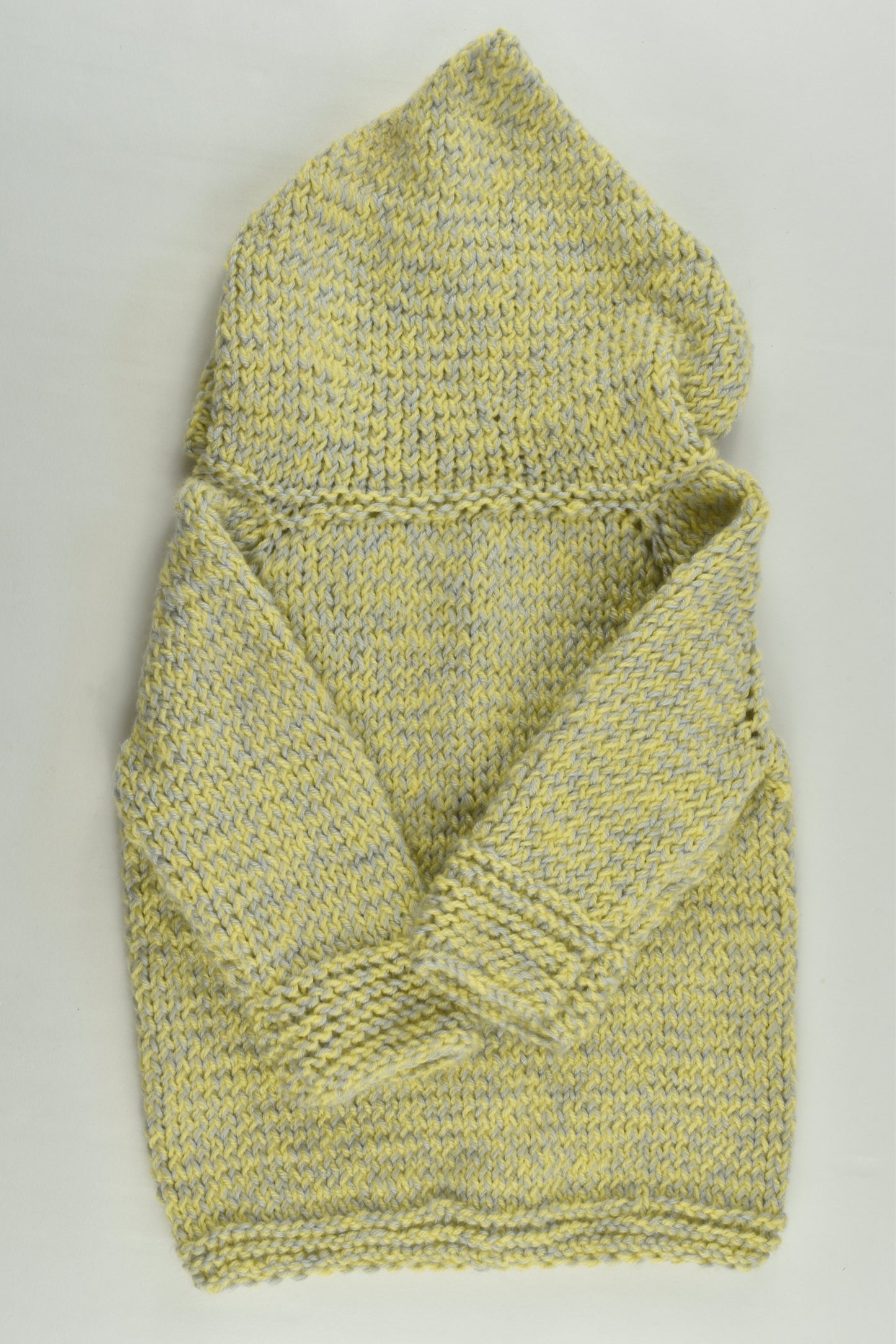 Handmade Size 00 Hooded Knitted Jumper