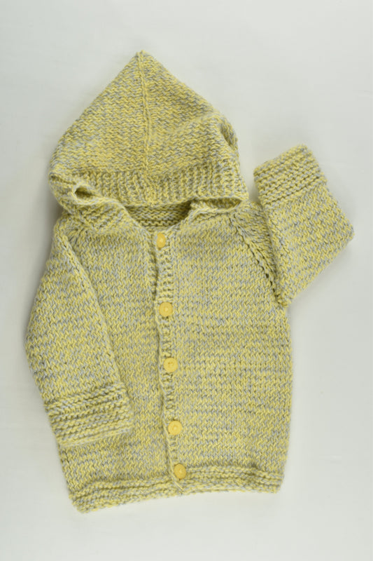 Handmade Size 00 Hooded Knitted Jumper