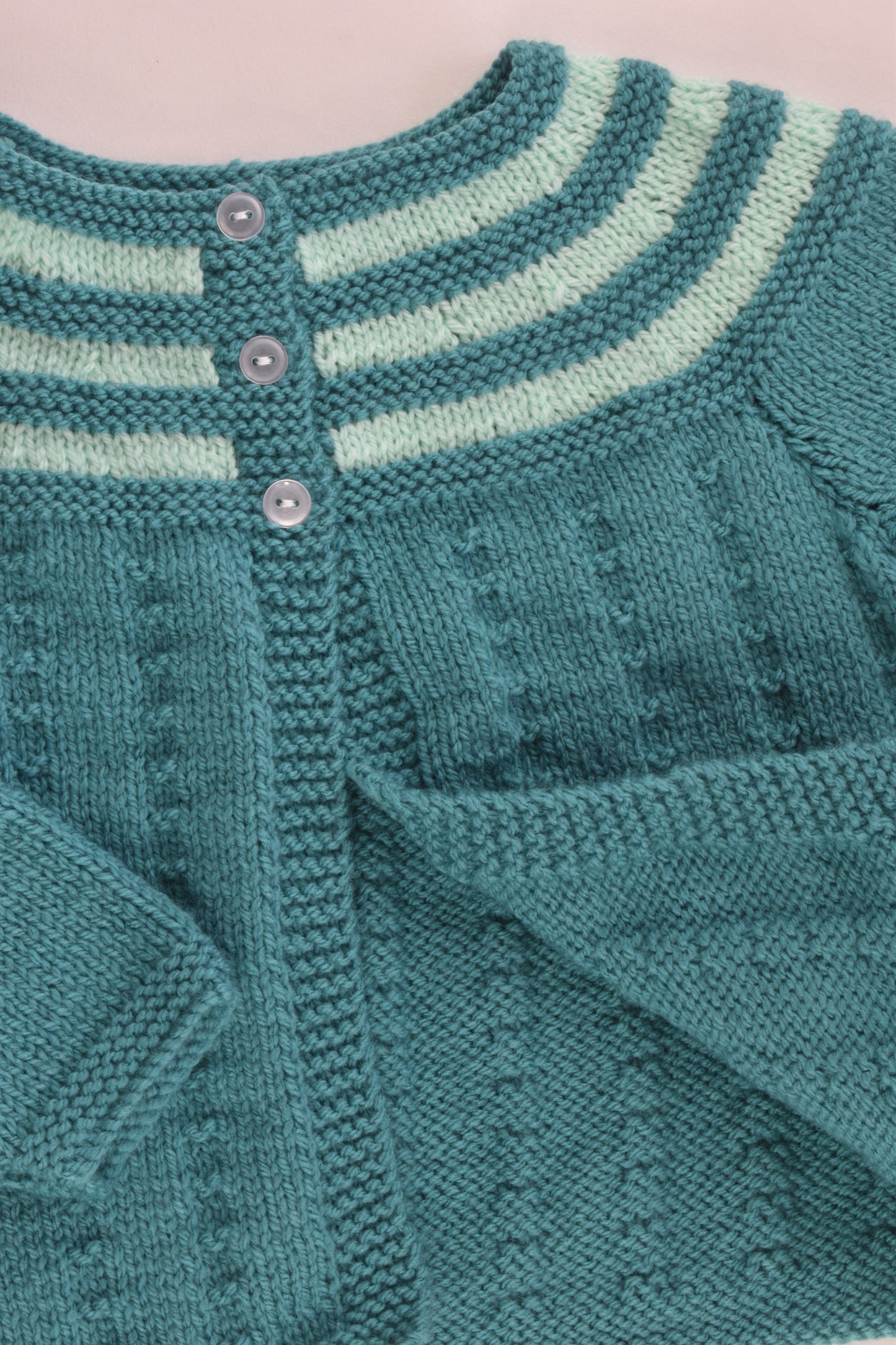 Handmade Size 1-2 Knitted Cardigan