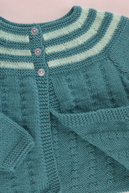 Handmade Size 1-2 Knitted Cardigan