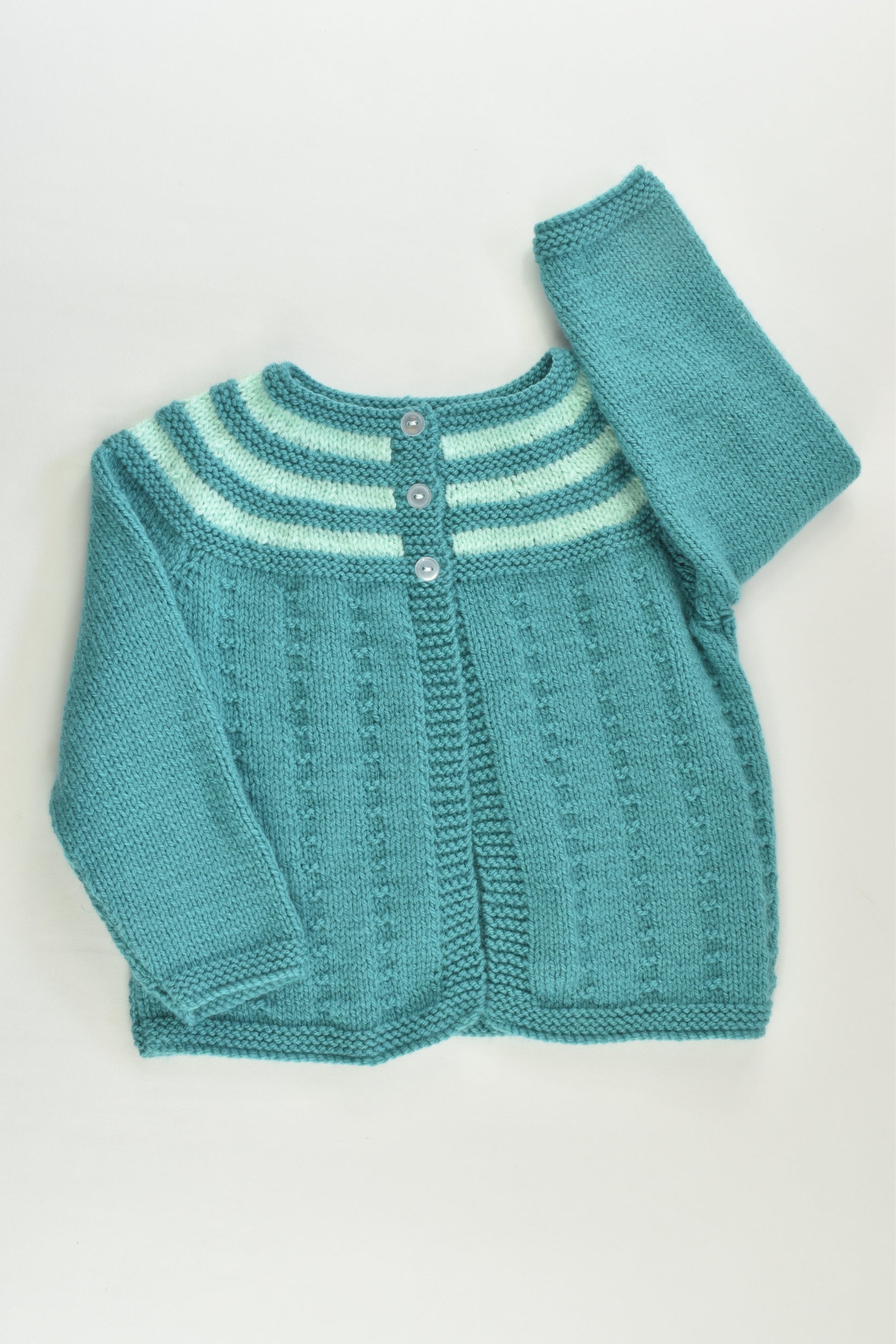 Handmade Size 1-2 Knitted Cardigan