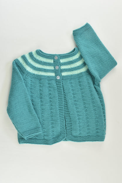 Handmade Size 1-2 Knitted Cardigan