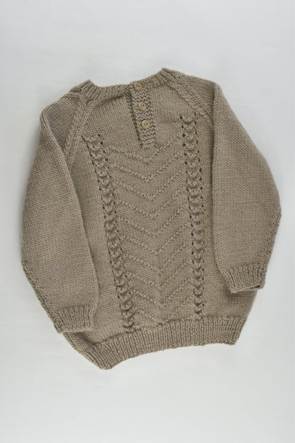 Handmade Size 1-2 Knitted Jumper
