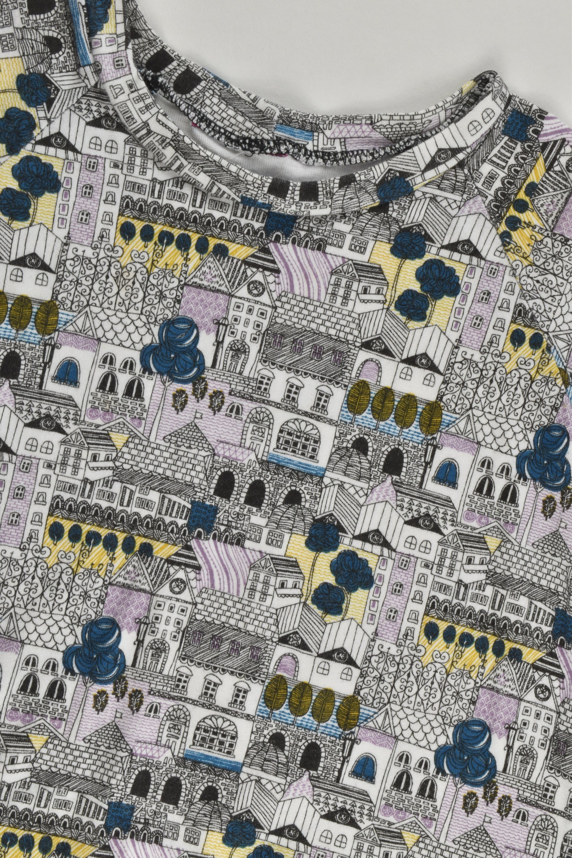 Handmade Size 2-3 Houses Dress