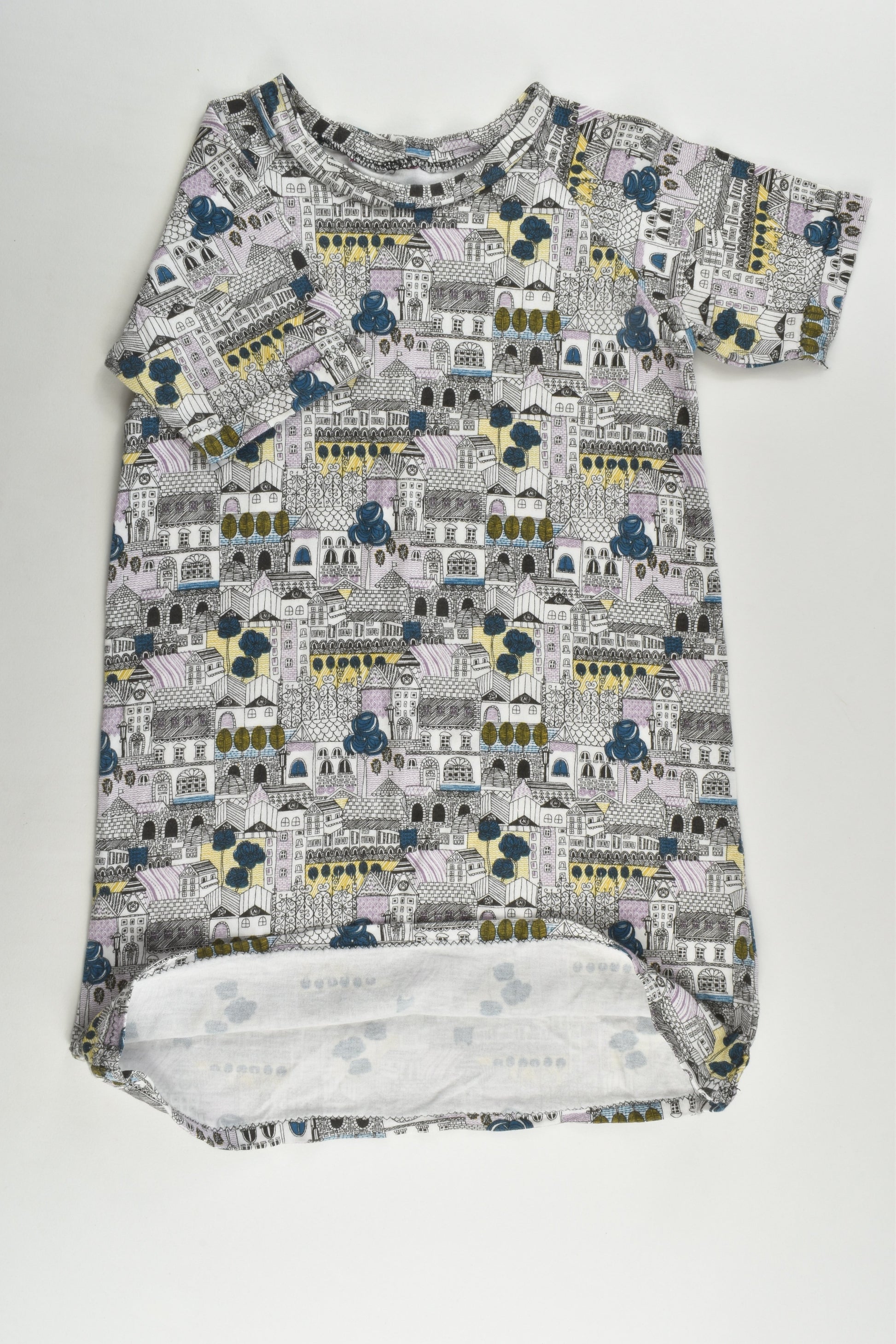 Handmade Size 2-3 Houses Dress