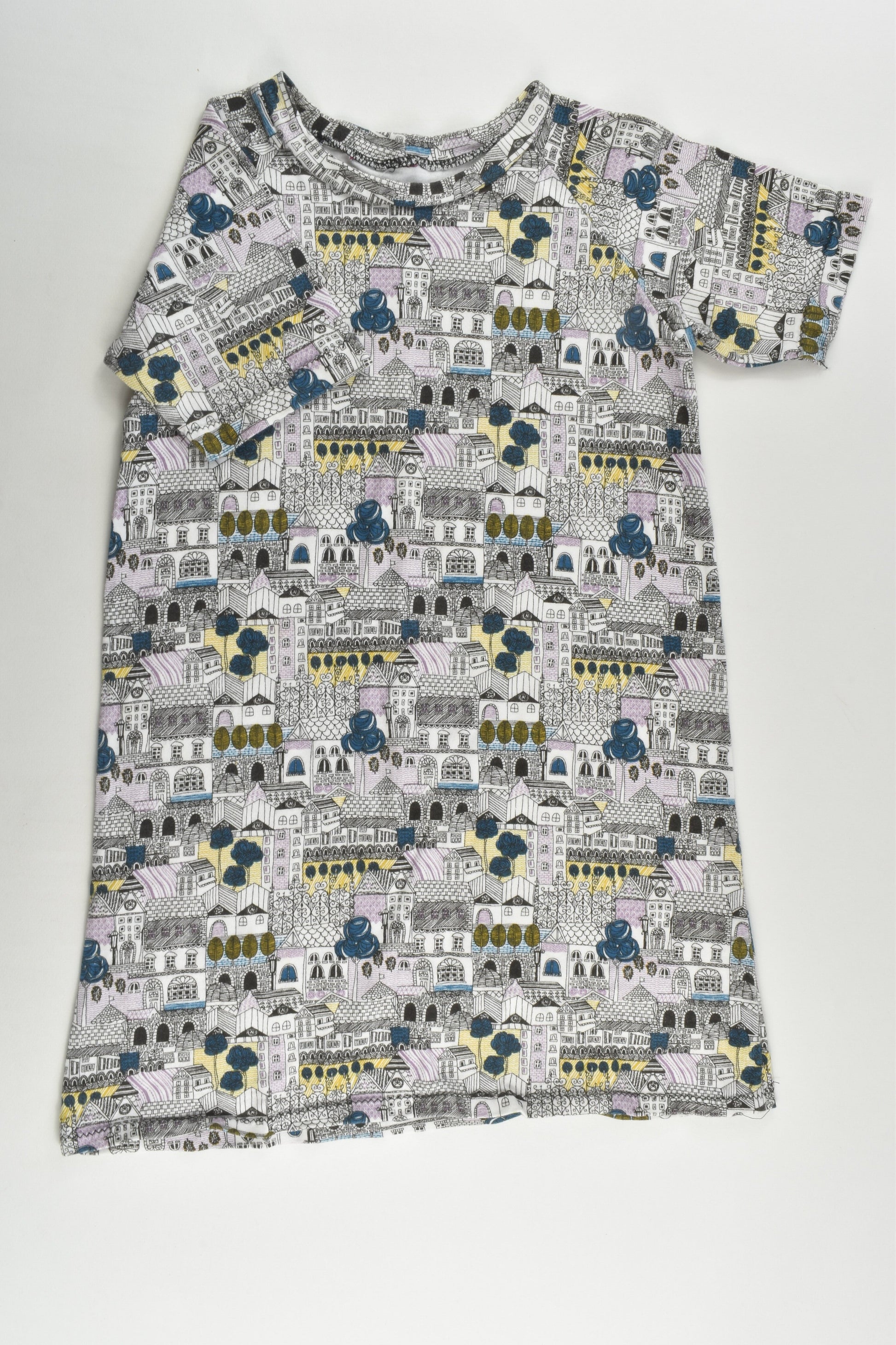 Handmade Size 2-3 Houses Dress
