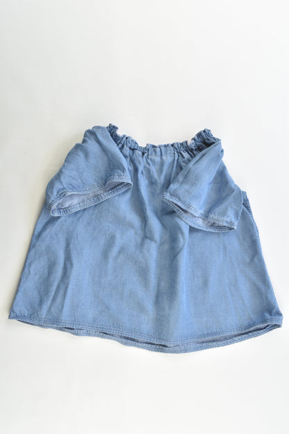 Handmade Size 3 Lightweight Denim Blouse