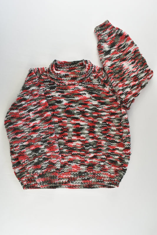 Handmade Size 4-5 Thick Knitted Jumper