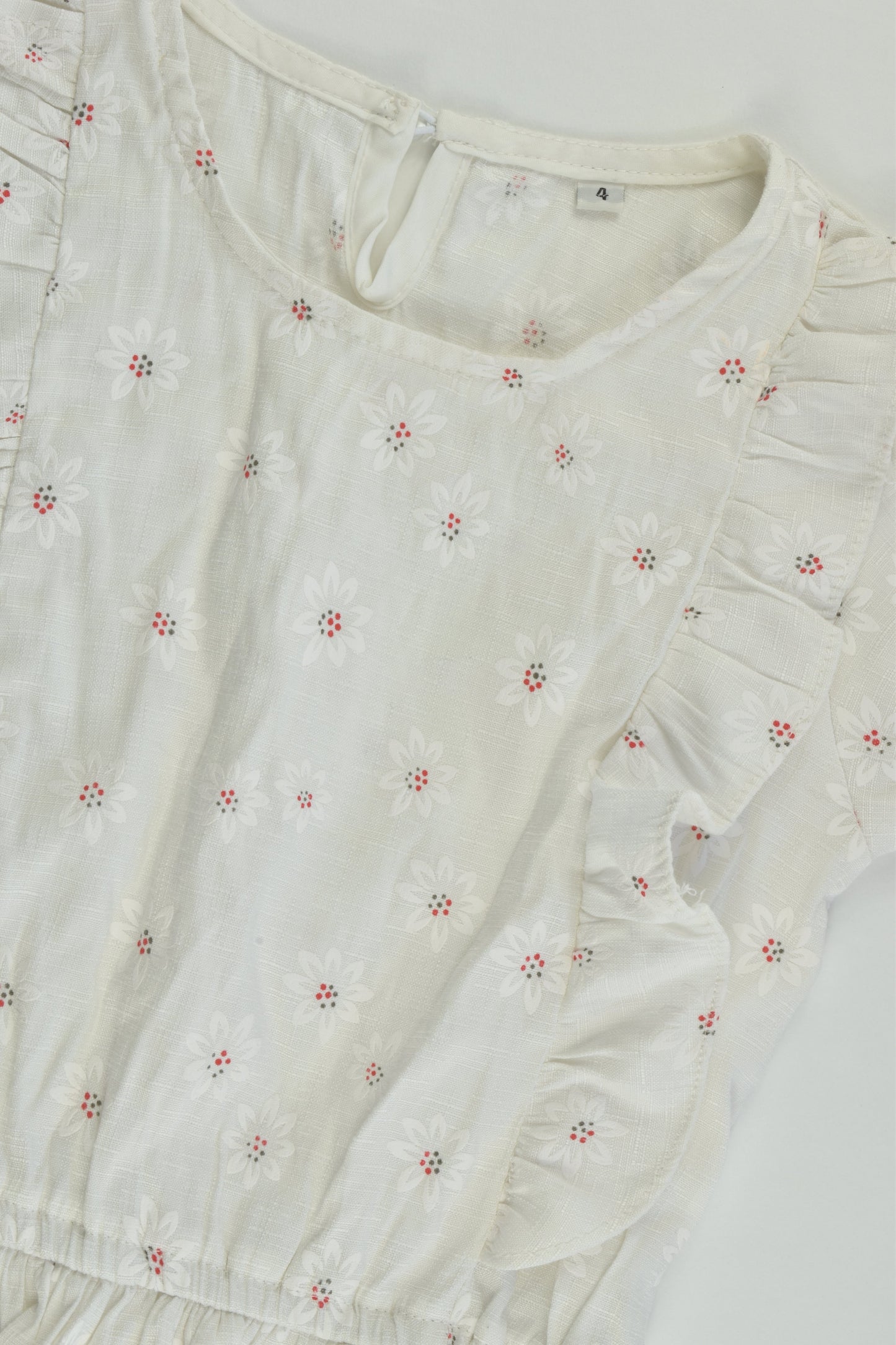 Handmade Size 4 Floral Blouse
