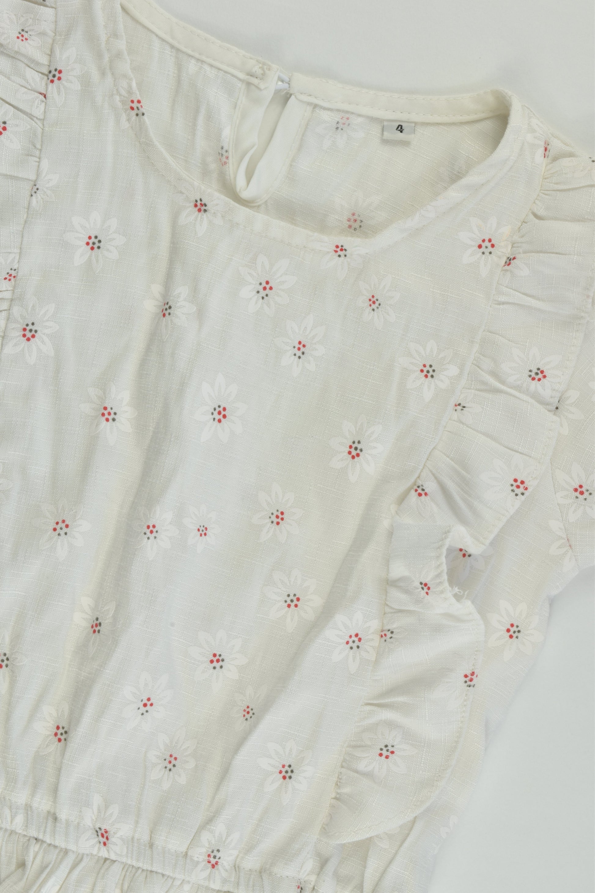 Handmade Size 4 Floral Blouse