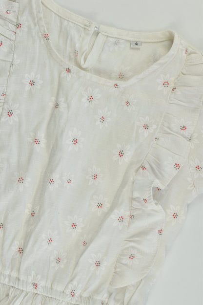 Handmade Size 4 Floral Blouse