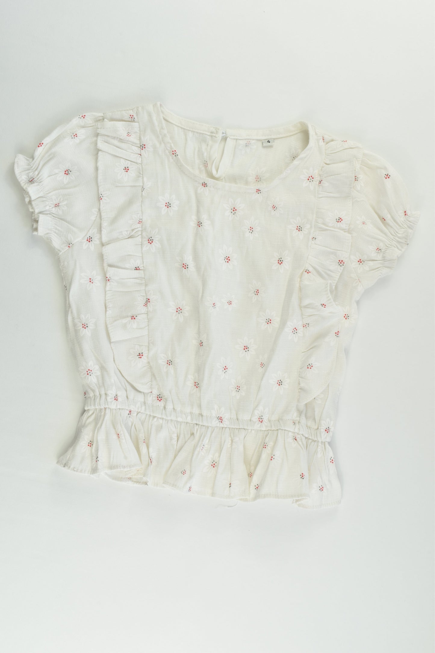 Handmade Size 4 Floral Blouse