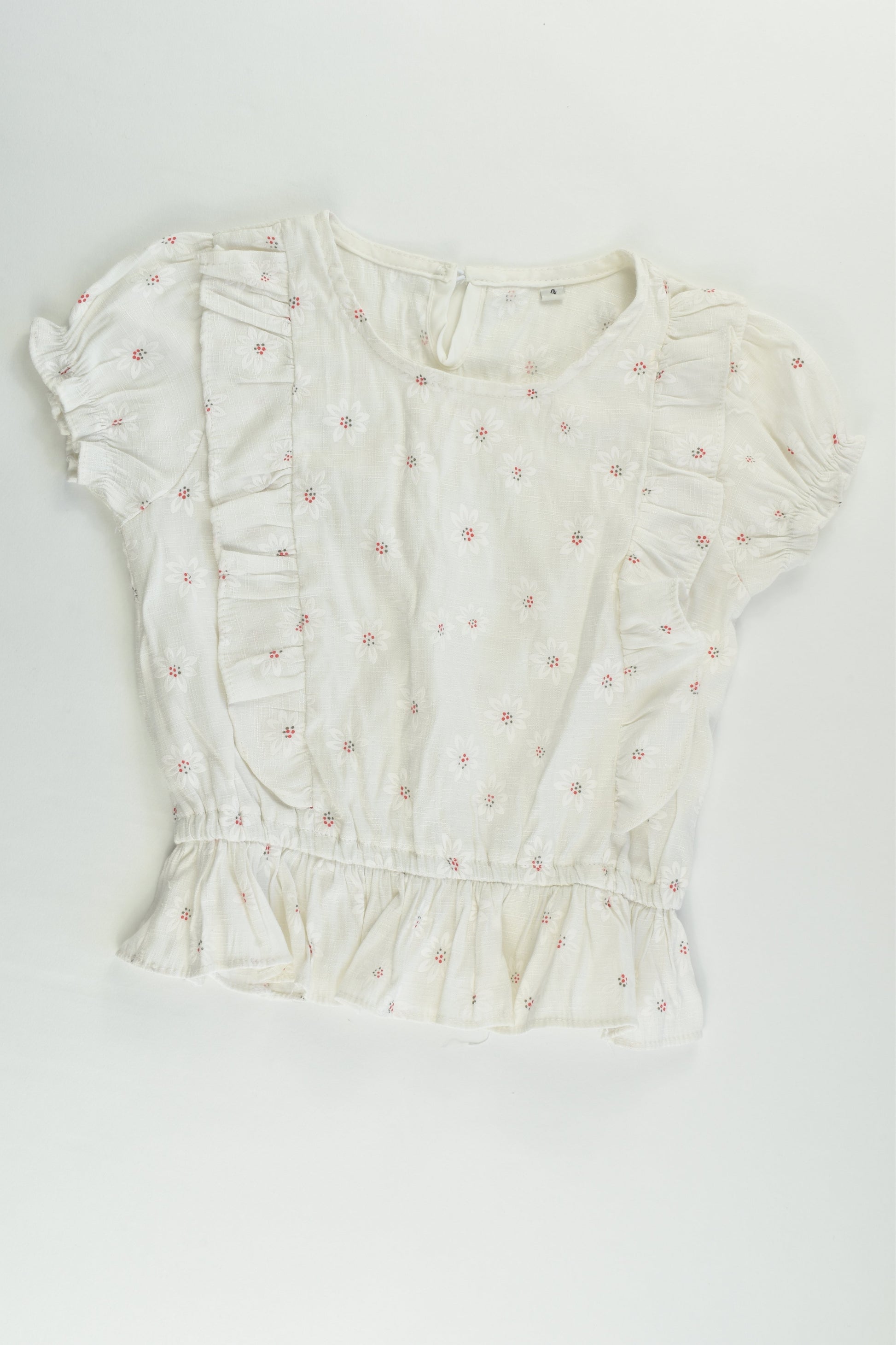 Handmade Size 4 Floral Blouse