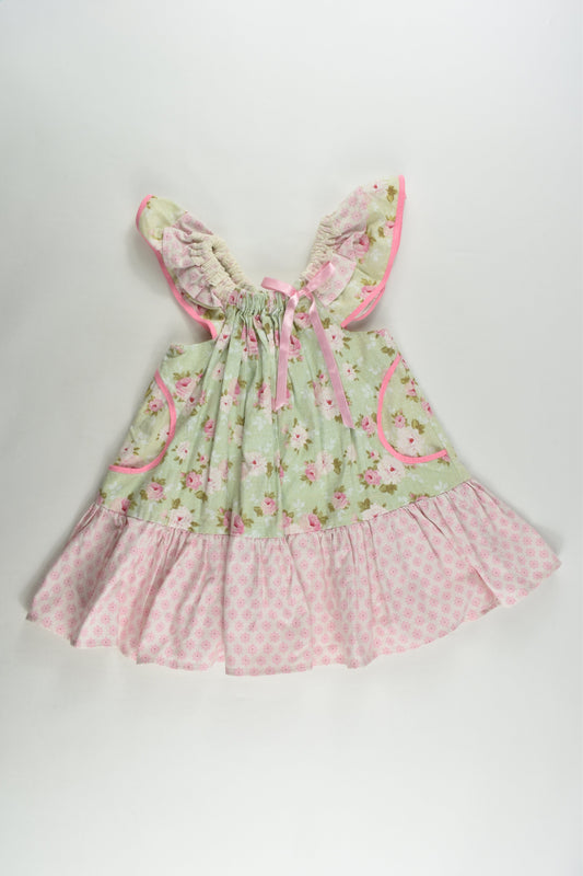 Handmade Size approx 0-1 Floral Dress