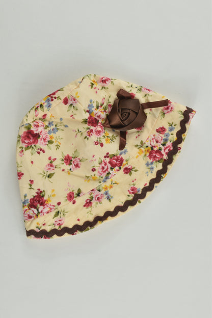 Handmade (?) Size approx 0-6 months Floral Hat