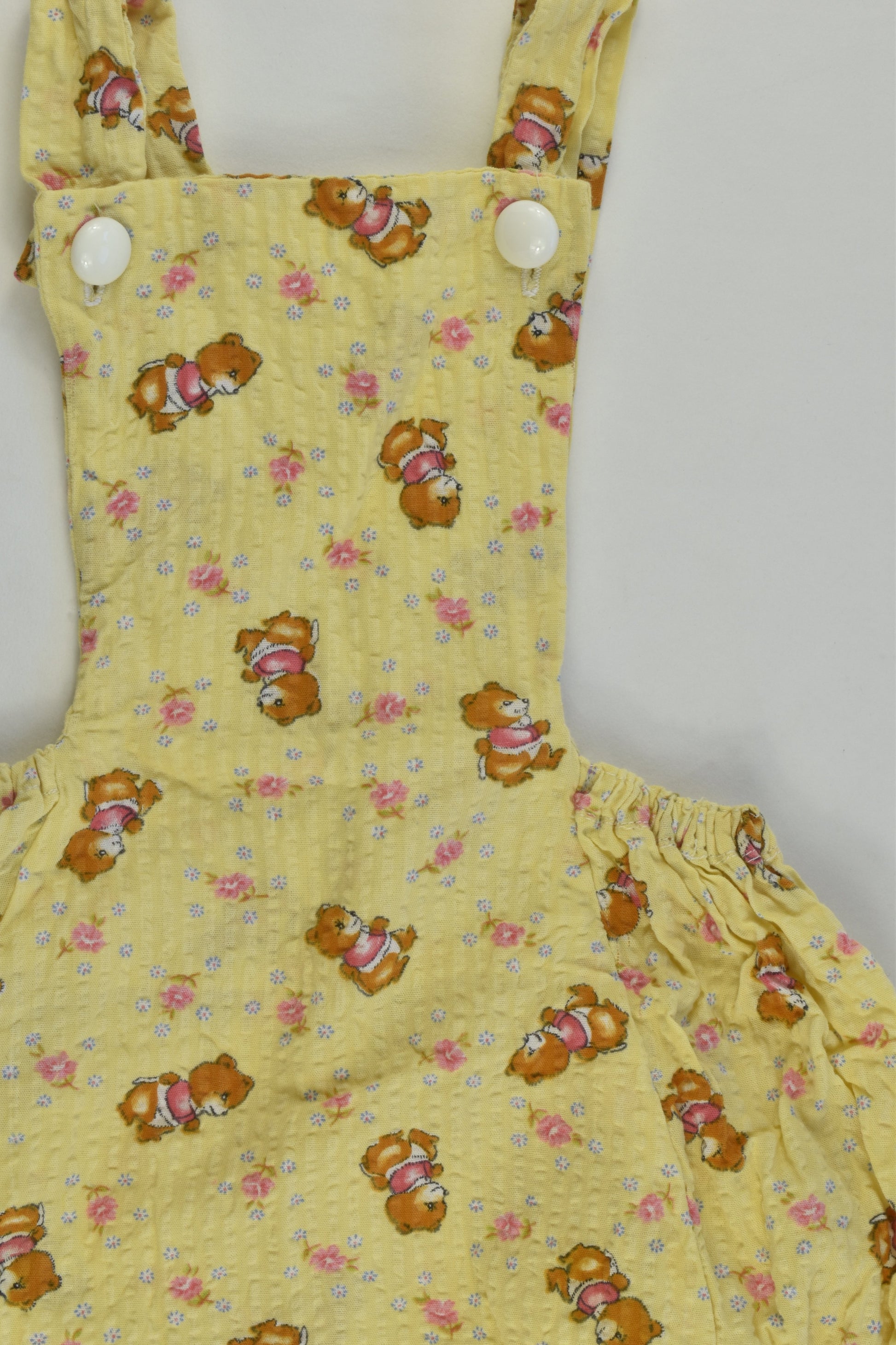 Handmade Size approx 0 Bear Bubble Romper